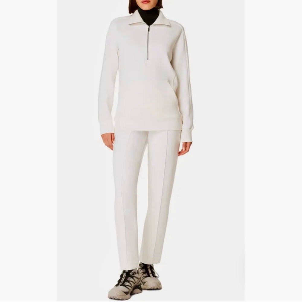 SPANX White Half-Zip Pullover Sweater - Picture 4 of 13
